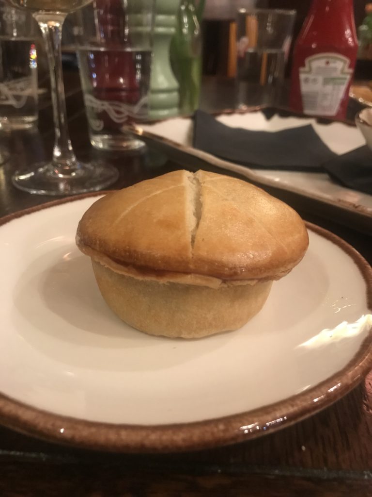 Mini London pie at Jack Horner's Pub.
