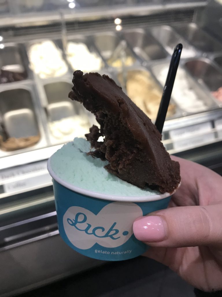 Gelato from Lick in London.